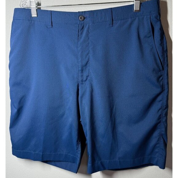 PGA Tour Mens Blue Athletic Golf Shorts 9.5" Inseam 36" Waist - Picture 1 of 12